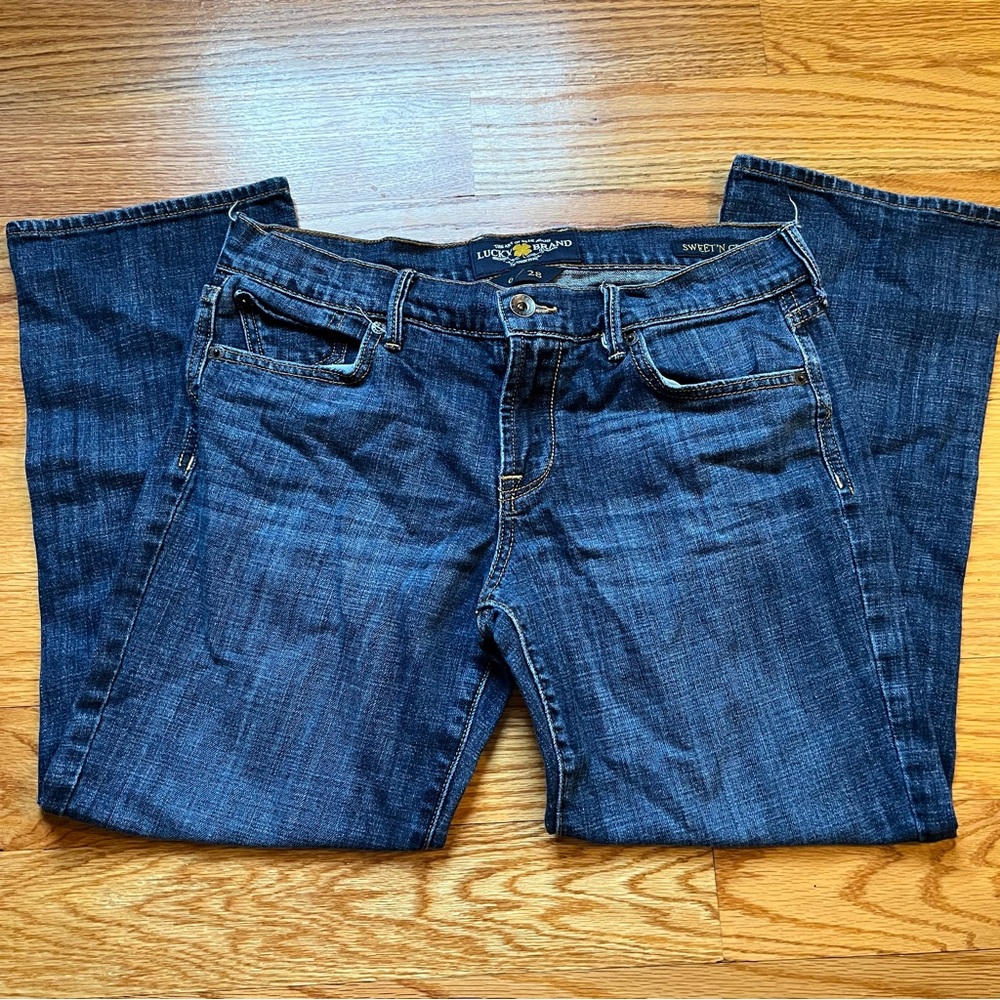 Lucky brand sweet’n crop jeans size 6 / 28 - Picture 2 of 8